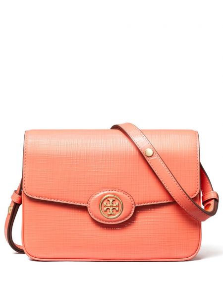 Nahka laukku Tory Burch oranssi