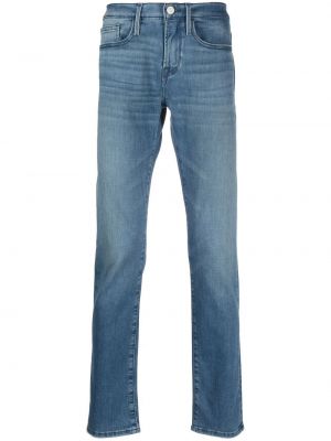 Slank stretch jeans Frame blå