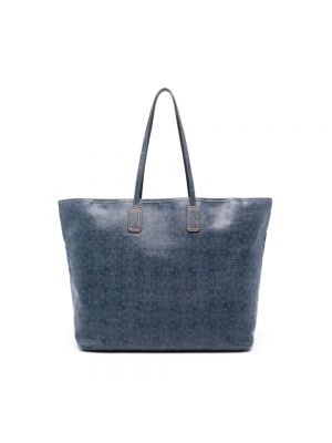 Shopper handtasche mit taschen Eéra blau