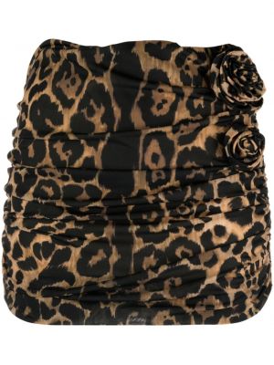 Leopardí mini sukně s potiskem Blumarine