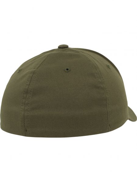 Cappello con visiera Flexfit verde