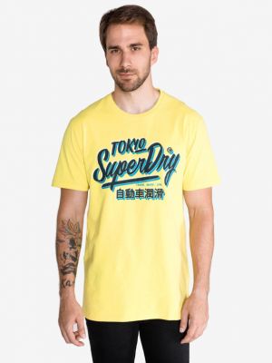 T-shirt Superdry gelb