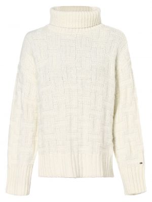 Sweter z kaszmiru z alpaki Tommy Hilfiger biały