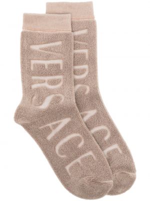 Ponožky Versace hnedá
