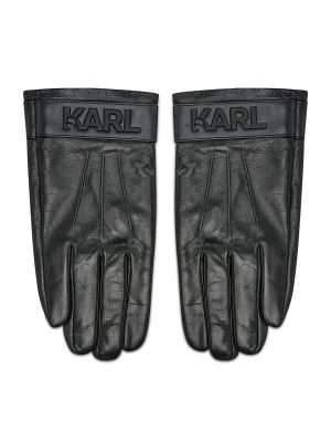 Rukavice Karl Lagerfeld čierna