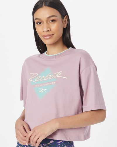 Relaxed fit marškinėliai Reebok Classics violetinė