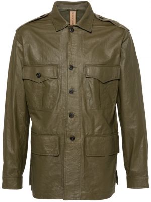 Usnjena jakna Giorgio Brato zelena
