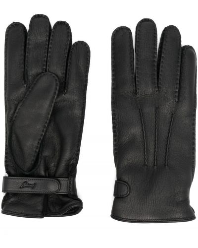 Δερμάτινα γάντια Brioni μαύρο