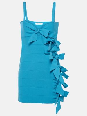 Φόρεμα με φιόγκο Blumarine μπλε