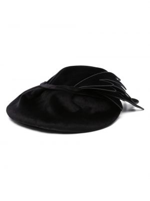 Памучна шапка Maison Margiela черно