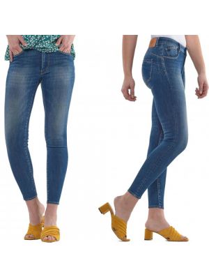 Skinny jeans Le Temps Des Cerises blau