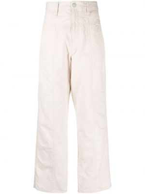 Bavlnené rovné nohavice Isabel Marant