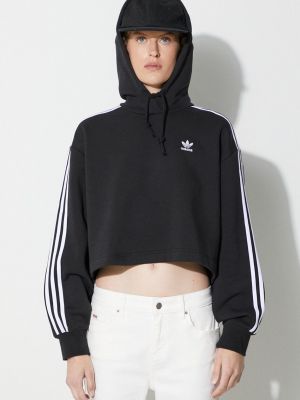 Bluză cu glugă Adidas Originals negru