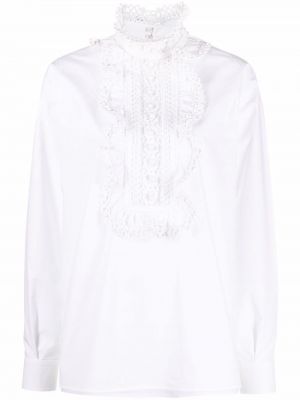 Camisa con bordado Valentino blanco