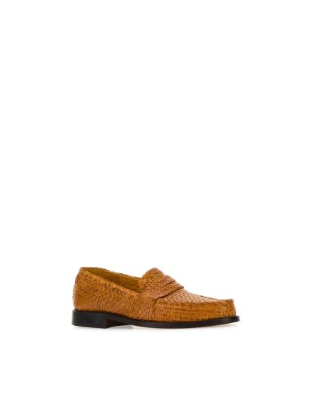 Loafers de cuero Marni marrón