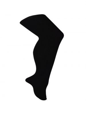 Бамбуковые однотонные колготы Sock Snob черные