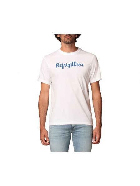 T-shirt aus baumwoll Refrigiwear weiß