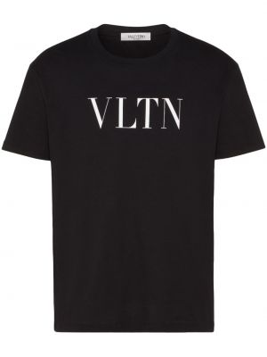 T-krekls ar apdruku Valentino Garavani melns