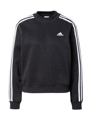 Флийс пуловер на райета с качулка Adidas Sportswear