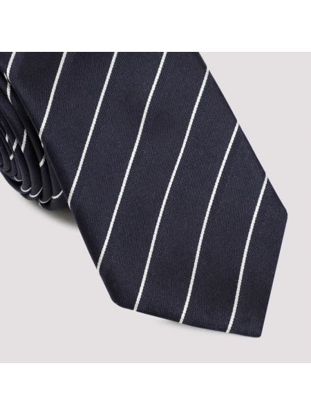 Corbata de seda a rayas Giorgio Armani