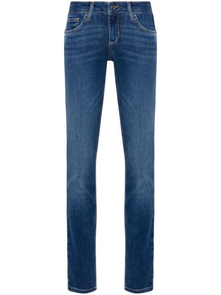 Işlemeli skinny fit jean pantolon Liu Jo mavi