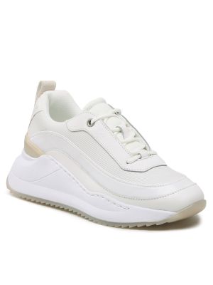 Éksarkú tollas fűzős sneakers Calvin Klein fehér