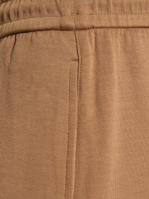 Spodnie sportowe bawełniane z dżerseju S Max Mara