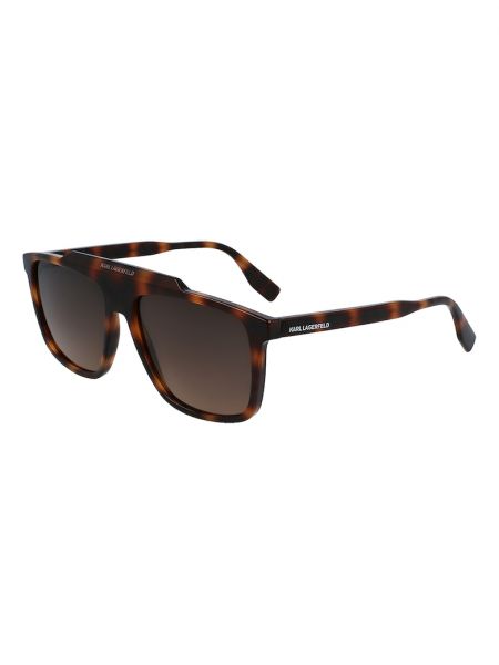 Очки солнцезащитные с градиентом Karl Lagerfeld коричневые