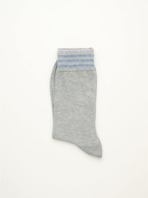 Меланжирани чорапи Dagi сиво