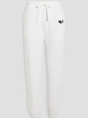 Спортивные брюки Waggo из хлопкового флиса с принтом IRO белый