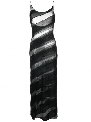 Prozirna večernja haljina Oséree crna