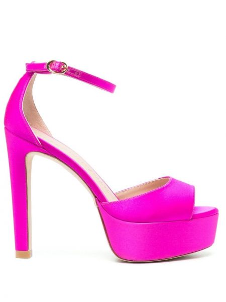 Sandali con platform Stuart Weitzman rosa