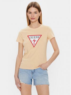 Tricou Marciano Guess bej