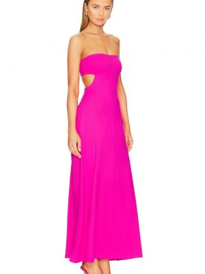 Платье с вырезом на спине Susana Monaco розовое