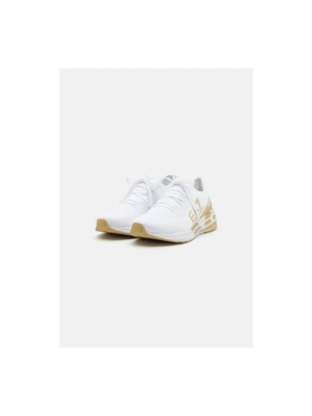 Sneakersy z siateczką Emporio Armani Ea7 białe