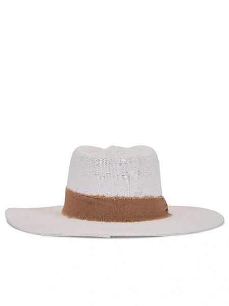 Sombrero de playa Nikki Beach blanco