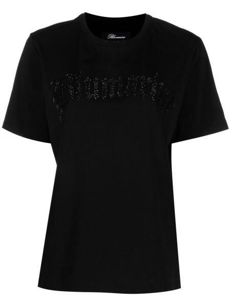 T-shirt en coton Blumarine noir