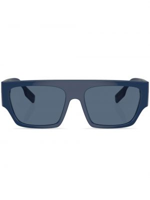 Слънчеви очила с принт Burberry Eyewear синьо