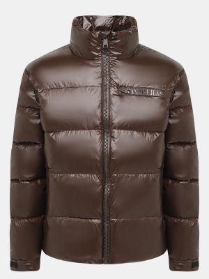 Джинсовая куртка Alessandro Manzoni Jeans коричневая