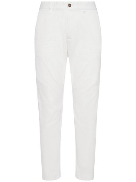 Bomull chinos Dsquared2 hvit