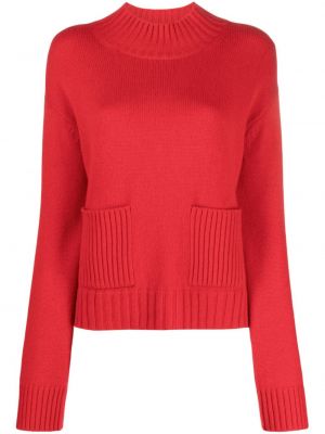 Кашмирен пуловер Chinti And Parker червено