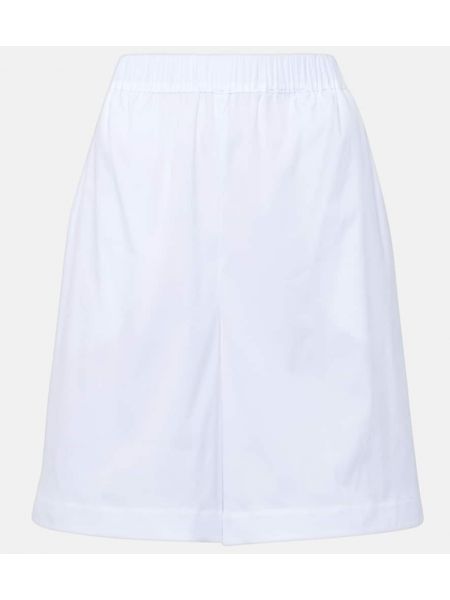 Pamučne kratke hlače Max Mara bijela