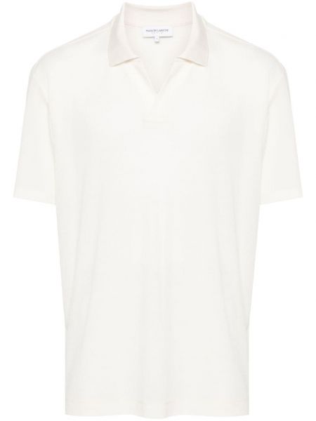Polo marškinėliai Maison Labiche balta