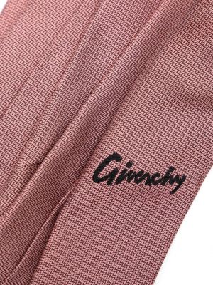 Hedvábná kravata Givenchy růžová