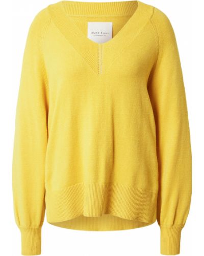 Пуловер Part Two жълто