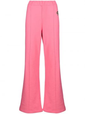 Sportovní kalhoty s výšivkou Chiara Ferragni růžové
