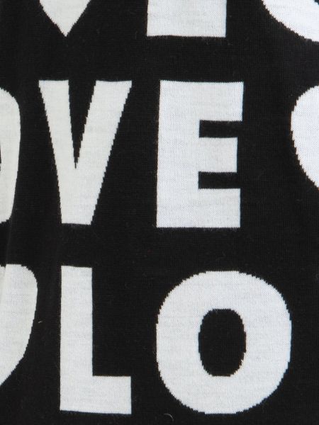 Шерстяное платье Love Moschino черное