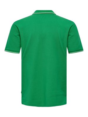 Поло тениска Only & Sons зелено