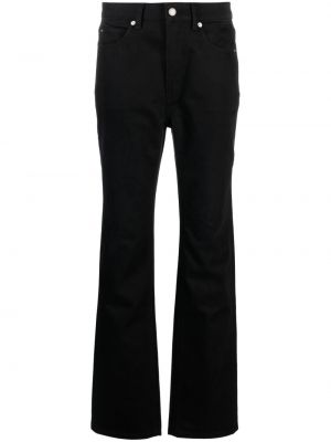 Zvonové džíny s vysokým pasem Alexander Wang černé