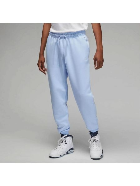 Флисовые брюки Jordan голубые